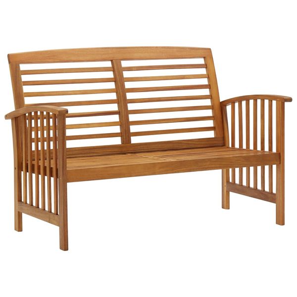 vidaXL Záhradná lavička 119 cm, akáciový masív