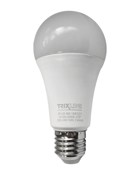 LED žiarovka 15W 1410lm A60 E27 6500K TRIXLINE