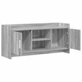 vidaXL TV skrinka 102 x 33 x 47 cm Sivý Sonoma Kompozitné drevo