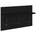 vidaXL Zostava nábytku do predsiene 4 ks Čierny dub 90 x 31 x 46,5 cm