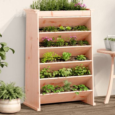 vidaXL Kvetináč na bylinky 6-poschodový 69x40x101,5cm masívny douglas