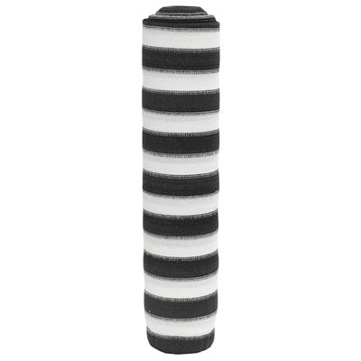vidaXL Tieniaca sieť antracitovo-biela 1,5x50 m HDPE 150 g/m²
