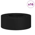 vidaXL Bumpers na stolný futbal 16 ks Čierna 2,7 x 2,7 x 1,3 cm TPE