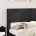 vidaXL Posteľový rám s úložným priestorom a čelom Čierna 160 x 200 cm