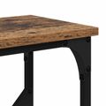 vidaXL Konzolový stôl Staré drevo 102 x 23 x 75 cm Kompozitné drevo