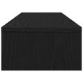 vidaXL Stojan na monitor, čierny dub, 100x24x13 cm, umelé drevo