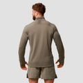 Běžecká mikina 1/2 Zip Pulse Vetiver - GymBeam, veľkosť L, veľkosť oblečenia L
