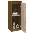 vidaXL Nástenné skrinky 2 ks medovo-hnedé 30x30x80 cm masívna borovica