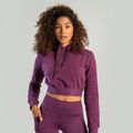 Dámska mikina Essential Cropped Hoodie Plum - STRIX, veľkosť XS, veľkosť oblečenia XS