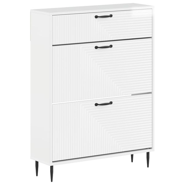 vidaXL Skriňa na topánky HAARLEM 78 x 24 x 103 cm Kompozitné drevo