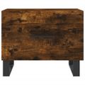 vidaXL Konferenčné stolíky 2 ks dymový dub 50x50x40cm kompozitné drevo