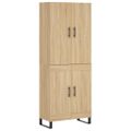 vidaXL Vysoká skrinka dub sonoma 69,5x34x180 cm spracované drevo