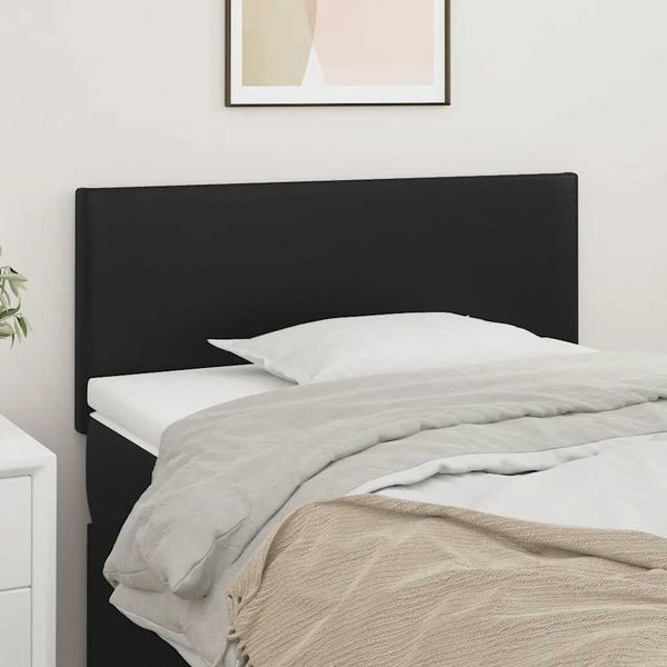 vidaXL Čelo postele čierne 80x5x78/88 cm umelá koža