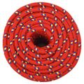 vidaXL Lodné lano červené 12 mm 100 m polypropylén