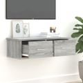 vidaXL Nástenná skrinka sivý dub sonoma 60x26x18,5 cm spracované drevo