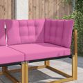 vidaXL Vankúš na vonkajšiu pohovku Polyester Ružová 68,5 x 68,5 cm