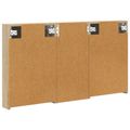 vidaXL Set kabinetov do kúpeľne 3 ks 110 x 10,5 x 60,5 cm