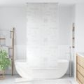vidaXL Sprchová roleta, 80x240 cm, vzor slov