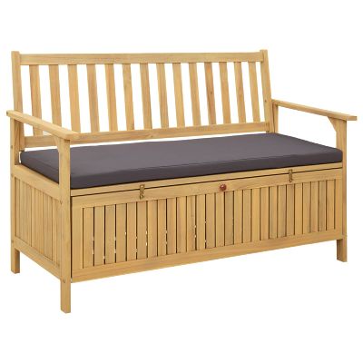 vidaXL Úložná lavička 2 -Seater 120 x 63 x 84 cm Obdĺžnikový
