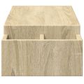 vidaXL Stojan na monitor s policou dub sonoma 100x27x15 cm komp. drevo