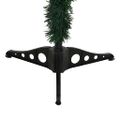 vidaXL Umelý vianočný stromček s 150 LED-i Zelená 150 cm PVC a oceľ