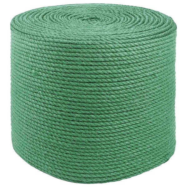vidaXL 4 mm Zelená 100% Tossa juta