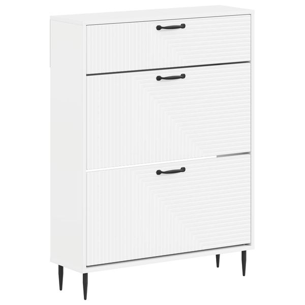 vidaXL Skriňa na topánky HAARLEM 78 x 24 x 103 cm Kompozitné drevo