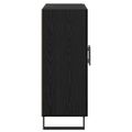 vidaXL Servírovacia skriňa Čierny dub 69,5 x 34 x 90 cm