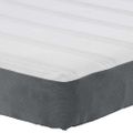 vidaXL Posteľná matrac s matracmi Sivá 120 x 200 cm látka