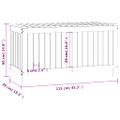 vidaXL Záhradný úložný box medovo-hnedý 115x49x60 cm masívna borovica