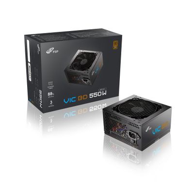 Fsp vic bd 550, 80PLUS bronze, atx 3.1, 550W