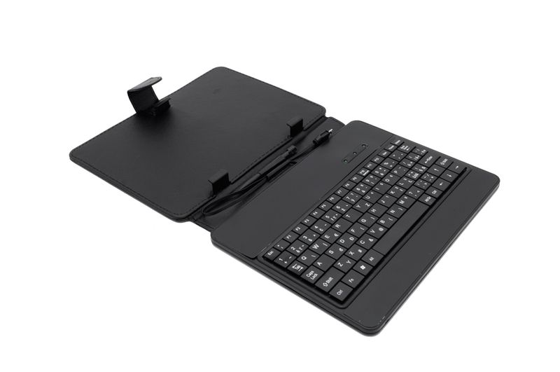 AIREN AiTab Leather Case 2 with USB Keyboard 8'' BLACK (CZ/ SK/SK /DE/UK/US.. layout)