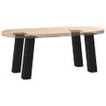 vidaXL Nohy konferenčného stolíka 4 ks čierne 42 cm oceľové
