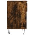 vidaXL Botník dymový dub 102x36x60 cm spracované drevo