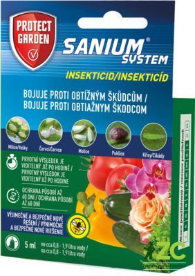 Prípravok proti mšiacim a molicím Sanium System 5 ml