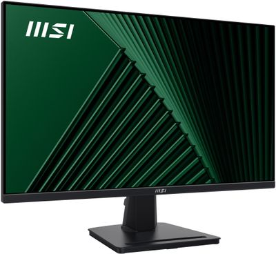 MSI PRO MP245G/ 24"/ 1920x1080/ IPS/ 4ms/ 100Hz/ 300cd/m2/ 1300:1/ HDMI/ DP/ VESA/ černý Monitor, 23,8" IPS, Full HD 1920 × 1080 px, 100 Hz, 1 ms, HDMI, DisplayPort, VGA, reproduktory, cerný