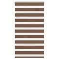 vidaXL Zebra roleta hnedá 85x100 cm šírka látky 80,9 cm polyester