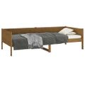 vidaXL Denná posteľ medovohnedá masívna borovica 90x200 cm