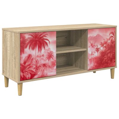 vidaXL TV skrinka AACHEN 102 x 33 x 50 cm Sonoma Kompozitné drevo