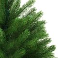 vidaXL Osvetlený umelý vianočný stromček s guľami 240 cm, zelený
