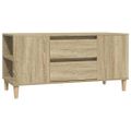 vidaXL TV skrinka dub sonoma 102x44,5x50 cm spracované drevo