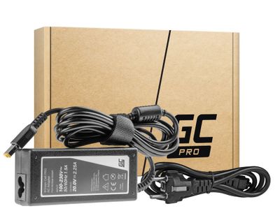 Green Cell AD64P nabíjačka/AC adaptér pre Lenovo 20V 2.25A 45W pre Lenovo/Yoga/ThinkPad