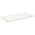 vidaXL Doska stolíka biela 110x60x2,5 cm masívne borovicové drevo