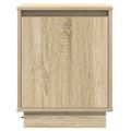 vidaXL Nočný stolík Sonoma dub 39 x 34,5 x 50 cm Kompozitné drevo