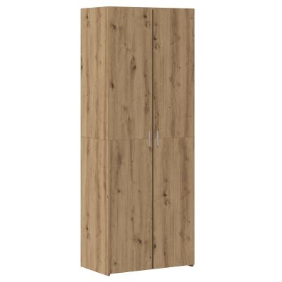 vidaXL Highboard 2 pcs Remeselný dub 70 x 42,5 x 185 cm