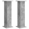 vidaXL Stojan na rastliny 2 ks Betónovo sivá 30,5 x 30 x 100,5 cm