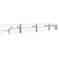 vidaXL TV skrinka s LED svetlami biela 290x36,5x40 cm