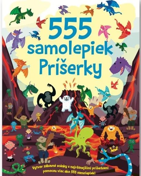 555 samolepiek Príšerky