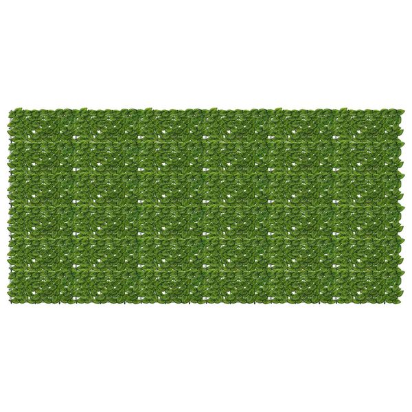 vidaXL Balkónový plôtik s listami Zelená a žltá 300 x 150 cm