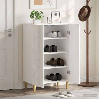 vidaXL Skriňa na topánky ARNHEM 59,5 x 39,5 x 90 cm Kompozitné drevo